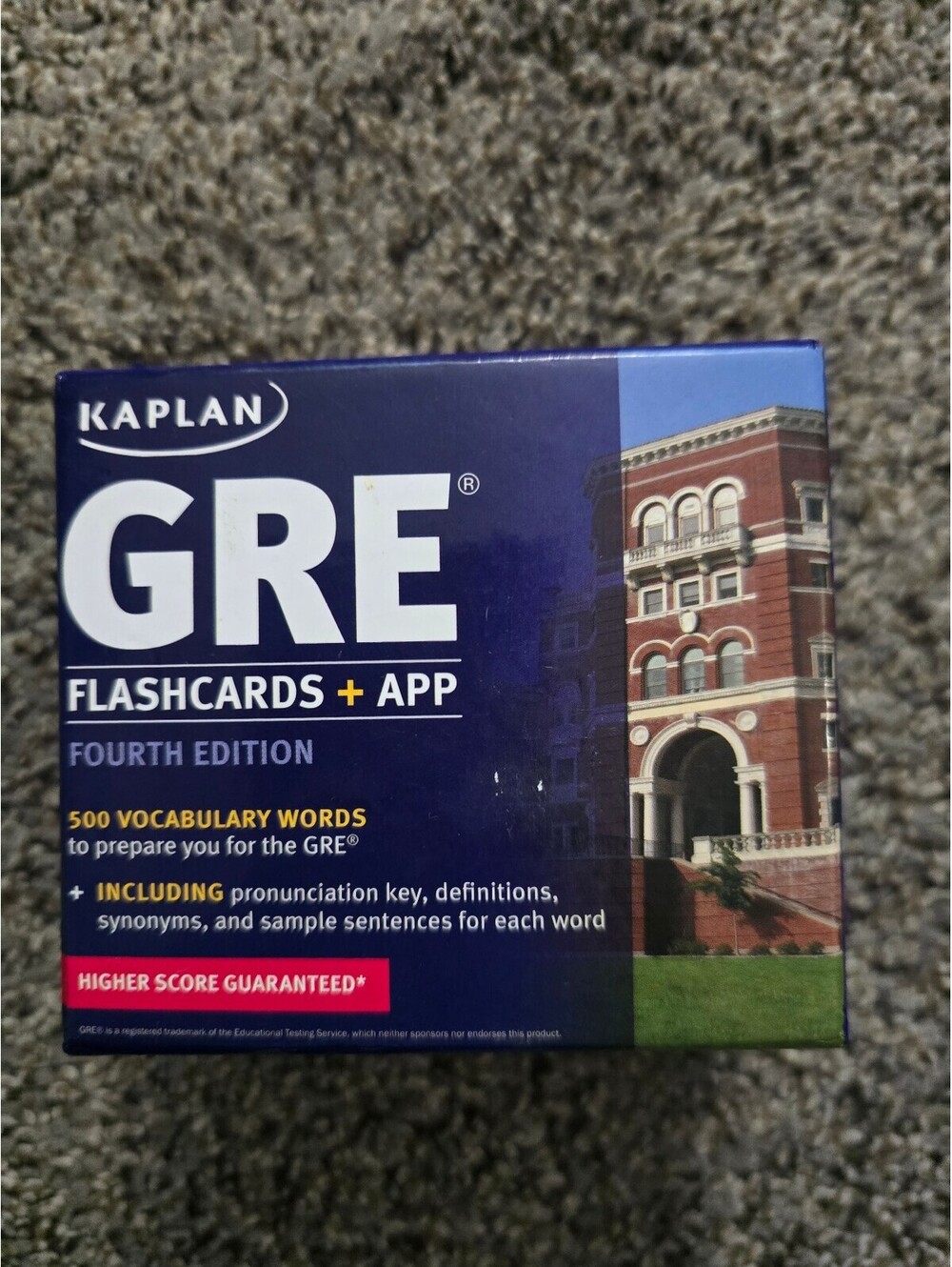 Kaplan GRE Flashcards + App Fourth Edition - 500 Vocabulary Words